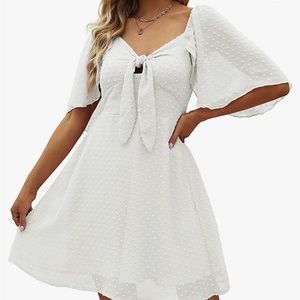 White Bridal Shower Dress